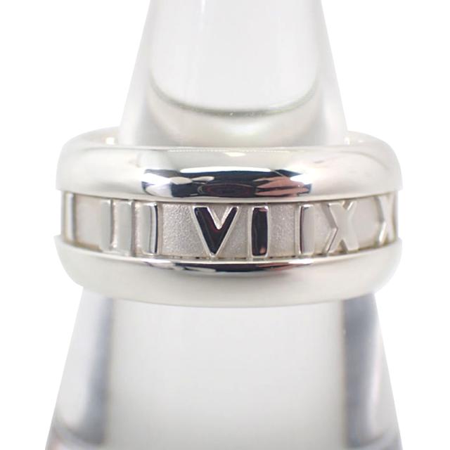 【中古】TIFFANY/ティファニー 925 アトラス ワイド リング /17号/j214-7