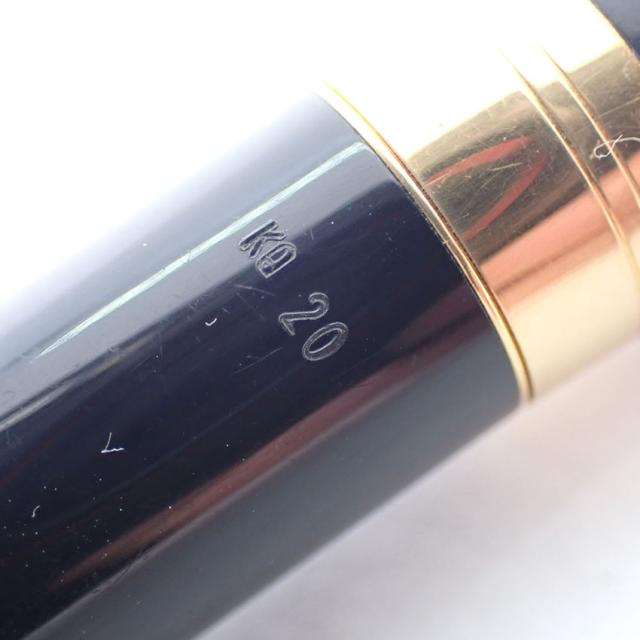 PILOT/パイロット 万年筆 ペン先18K シルバー×ゴールド ネーム刻印有