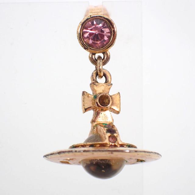 【中古】Vivienne Westwood/ヴィヴィアンウエストウッド オーブ カラーストーン ピアス/j201-10_2
