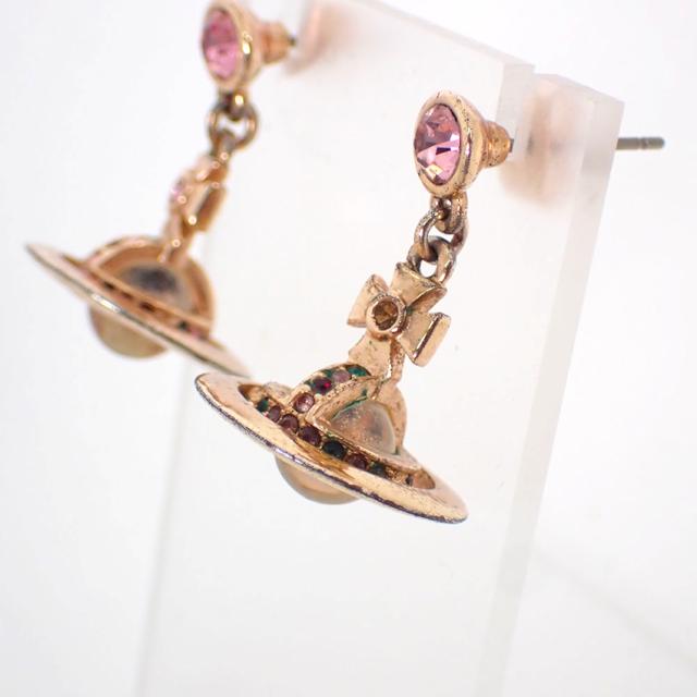 【中古】Vivienne Westwood/ヴィヴィアンウエストウッド オーブ カラーストーン ピアス/j201-10_3