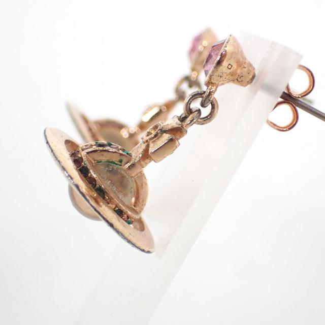 【中古】Vivienne Westwood/ヴィヴィアンウエストウッド オーブ カラーストーン ピアス/j201-10_4