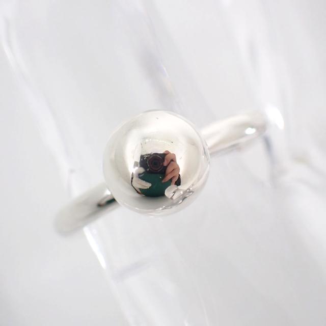 【中古】TIFFANY/ティファニー 925 ボールダングル リング /9号/j38-10_3