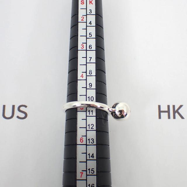 【中古】TIFFANY/ティファニー 925 ボールダングル リング /9号/j38-10_7