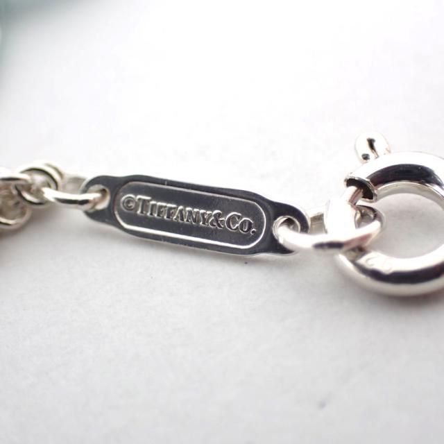 【中古】TIFFANY/ティファニー/Ag925/インフィニティ/ブルー/ダブルチェーン/ブレスレット/j63-10_5