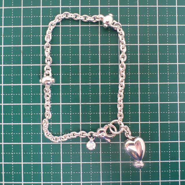 【中古】TIFFANY/ティファニー 925 ハート ブレスレット/j203-11_8