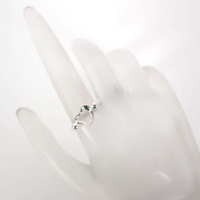 【中古】TIFFANY/ティファニー 925 オープンハート リング /13号/j231-11_2