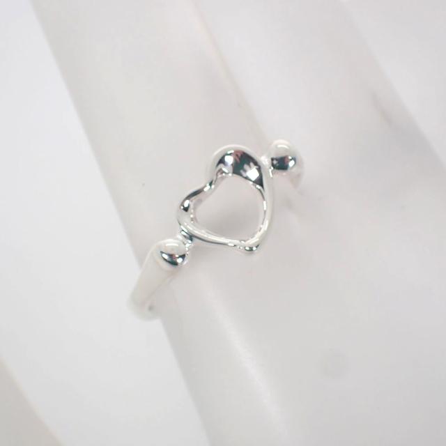 【中古】TIFFANY/ティファニー 925 オープンハート リング /13号/j231-11_4
