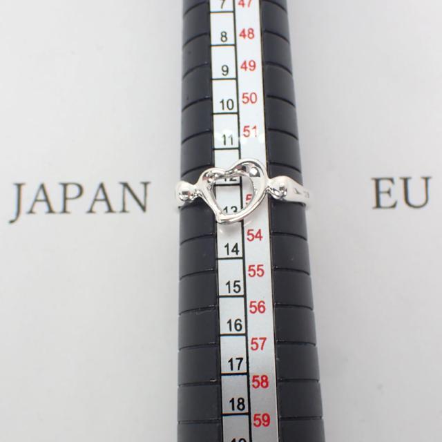 【中古】TIFFANY/ティファニー 925 オープンハート リング /13号/j231-11_6
