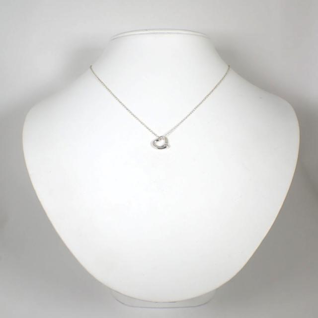 【中古】TIFFANY/ティファニー 925 オープンハート ペンダント/ネックレス/j197-15_1