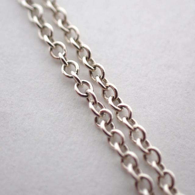 【中古】TIFFANY/ティファニー 925 オープンハート ペンダント/ネックレス/j197-15_5