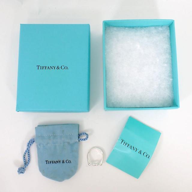 【中古】TIFFANY/ティファニー 925 時刻表/1pc 明けひろげハート形 輪っか/9号/j217-17