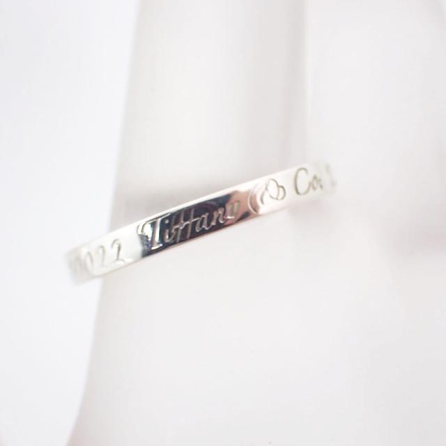 中古】TIFFANY/ティファニー 925 ノーツ ナロー リング 15号/15号/g536-21