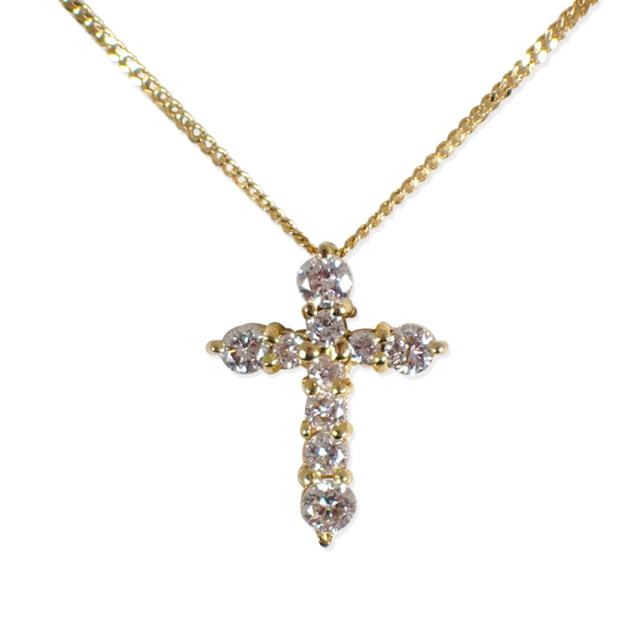 【中古】K18 ダイヤモンド/2.00ct ペンダント/ネックレス/j136-22