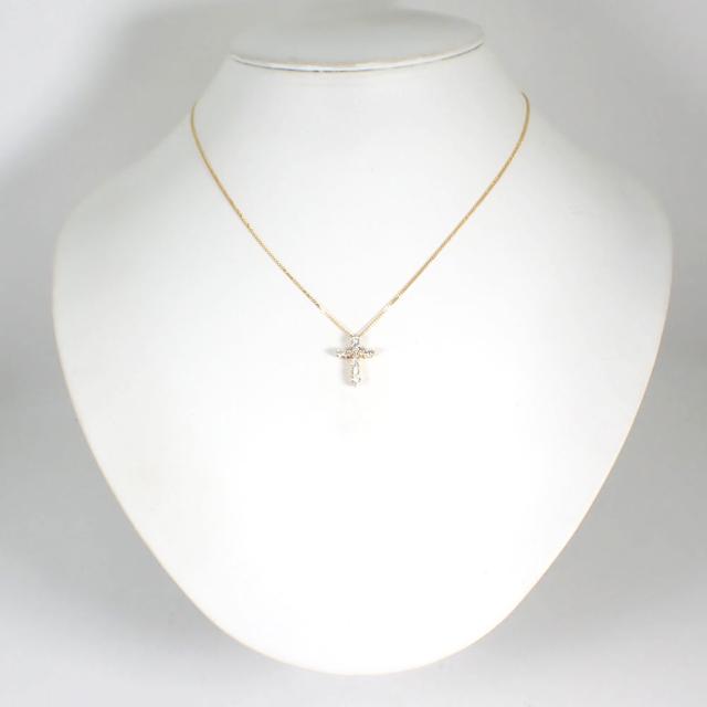 【中古】K18 ダイヤモンド/2.00ct ペンダント/ネックレス/j136-22_1