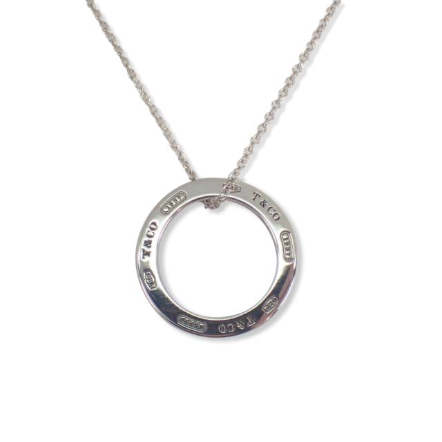 【中古】TIFFANY/ティファニー 925 1837 サークル ネックレス/j212-26
