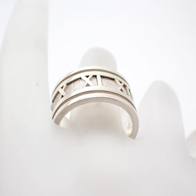 中古】TIFFANY/ティファニー 925 アトラス ワイド リング/13号/j73-31