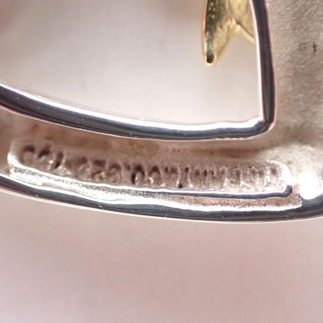 【中古】TIFFANY/ティファニー 925/750 ハートリボン ペンダント/ネックレス/j139-33_6