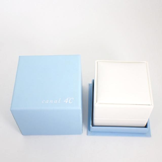 【中古】4℃ K10PG ダイヤモンド ペンダント/ネックレス/j73-35