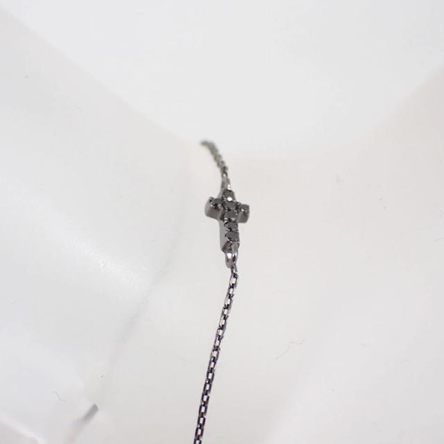 中古】K10/ブラックダイヤモンド0.0350ct/ブレスレット/j135-44 【公式