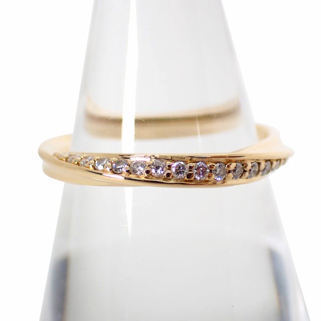 K18YG サファイヤ リング 0.16CT【中古】 かかわる