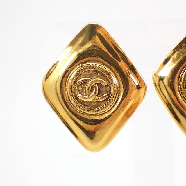 【中古】CHANEL/シャネル/ヴィンテージ/スクエア/ココマーク/イヤリング/g520-58_2