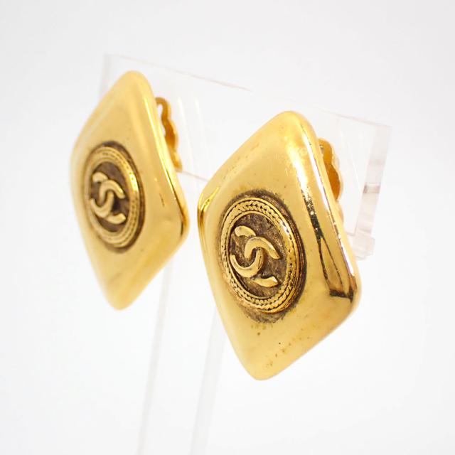 【中古】CHANEL/シャネル/ヴィンテージ/スクエア/ココマーク/イヤリング/g520-58_3