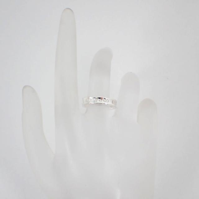 中古】TIFFANY/ティファニー 925 1837 ナロー リング 8号/8号