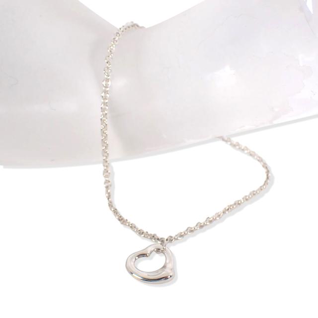 【中古】TIFFANY/ティファニー 925 オープンハート ブレスレット/j163-62