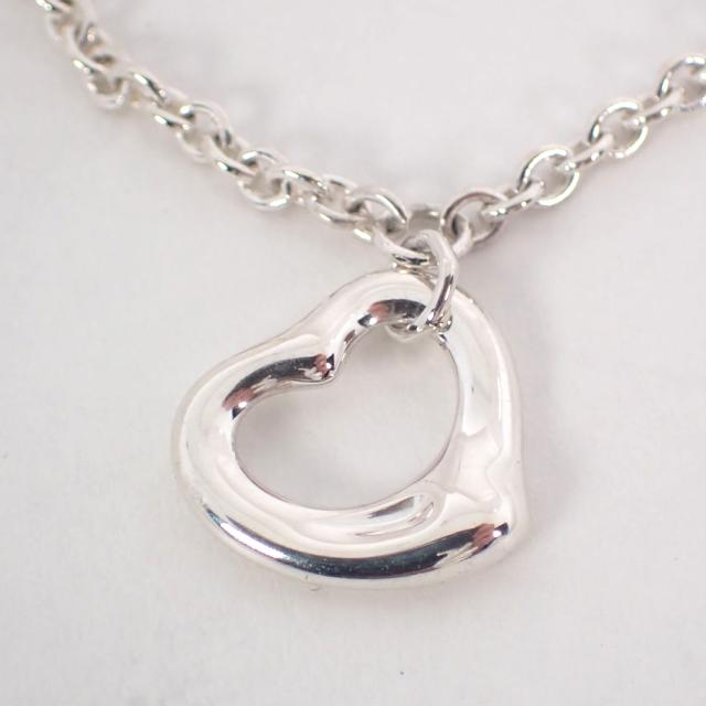 【中古】TIFFANY/ティファニー 925 オープンハート ブレスレット/j163-62_2