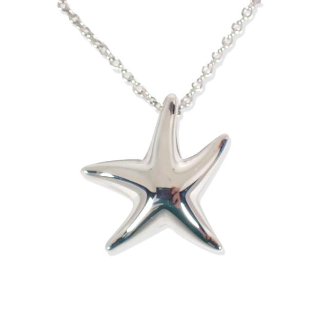 【中古】TIFFANY/ティファニー 925 スターフィッシュ ペンダント/ネックレス/j163-63