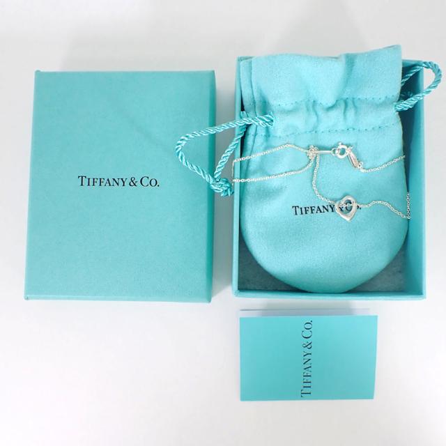 【中古】TIFFANY/ティファニー 925 オープンハート ペンダント/ネックレス/j121-66_5