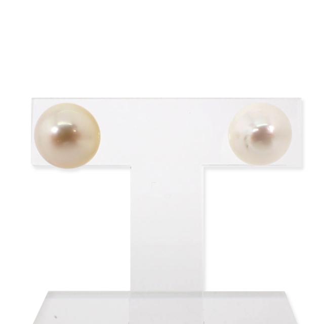 新品】K18 南洋白蝶真珠/ゴールデンパール ピアス/g533-70