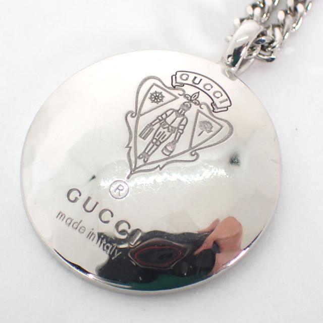 【中古】GUCCI/グッチ SV925 エンブレム クレスト紋様 ペンダント/ネックレス/j159-73_1