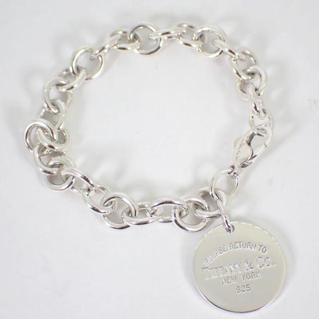 【中古】TIFFANY/ティファニー 925 リターントゥティファニー ラウンドタグ ブレスレット/j147-74_3