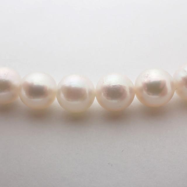 【中古】アコヤ真珠 SV 7.5〜8.0mm パール ネックレス/g533-75_3