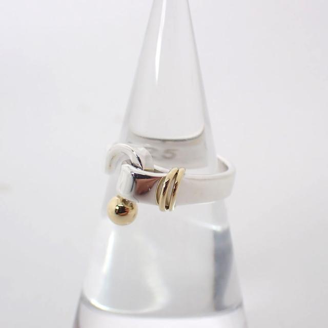 ティファニー　フック&アイ　リング 925 750 中古品 TIFFANY&Co.（ティファニー） リング・指輪 750 925 フック＆アイ