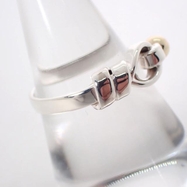 TIFFANY/ティファニー 925/750 フック＆アイ リング/11.5号/g529-83