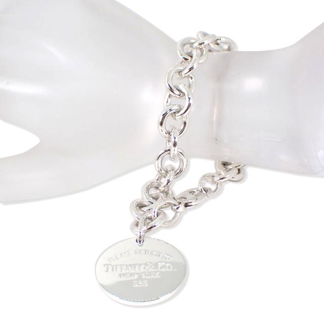 【中古】TIFFANY/ティファニー/925/リターントゥ/ラウンドタグ/ブレスレット/j148-85