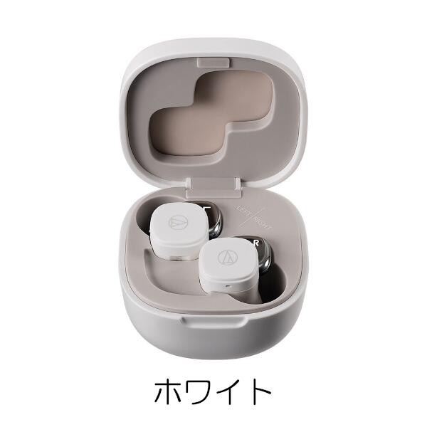 完全ワイヤレス audio−technica ATH-SQ1TW WHITE - ヘッドフォン