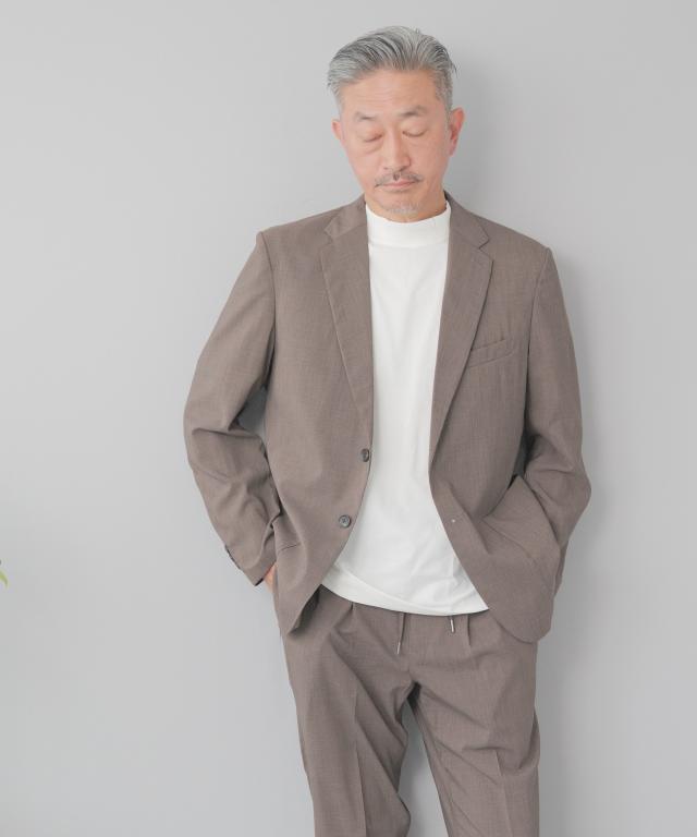 セットアップ メンズ 背広 春 夏 リネン ライク 洗える ウォッシャブル 商行為背広 心地よい背広 上下仕かける 麻 調 事務所心地よい 商行為心地よい シングル ２つ名取り草 テーラード アウト衣嚢 赤銅色 黒いこと 米国海軍