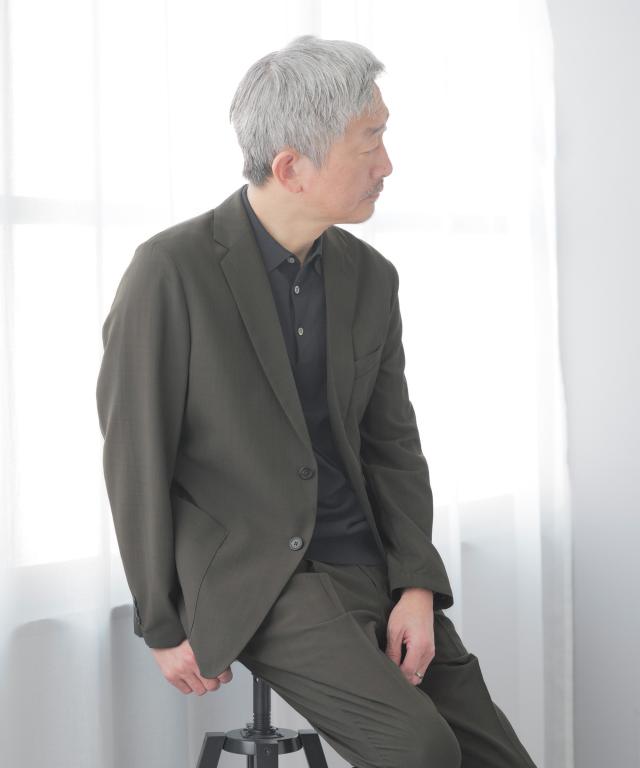 セットアップ メンズ 背広 春 夏 リネン ライク 洗える ウォッシャブル 商行為背広 心地よい背広 上下仕かける 麻 調 事務所心地よい 商行為心地よい シングル ２つ名取り草 テーラード アウト衣嚢 赤銅色 黒いこと 米国海軍