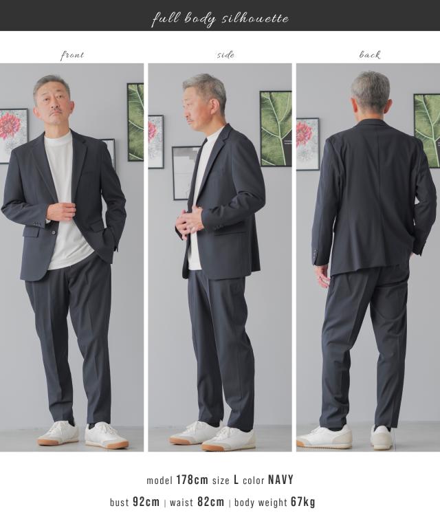 セットアップ メンズ スーツ AWC ブランド 洗える セレモニースーツ