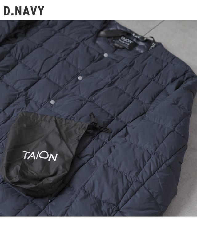 TAION ベーシック クルーネックボタン インナーダウンジャケット メンズ ビジネス TAION-104スーツ アウター ダウン あったか 防寒 ビジネスダウン 通勤 20代 30代 40代 50代 体温 タイオンシティライン シングル 800フィルパワー ギフト 誕生日 送料無料 春 秋 冬_8