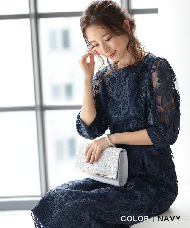 パーティードレス 結婚式 ドレス フォーマル 同窓会 着痩せ およばれ