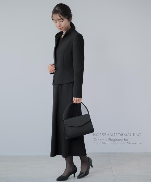 フォーマルバッグ ホースヘアー レディース 日本製 国産 ブランド 葬儀 弔事 冠婚葬祭 黒 葬式 喪服 バッグ フォーマル 葬儀用バッグ 喪服用バッグ 葬式バッグ ハンドバッグ 法事 ブラック 和装 喪バッグ 上品 おしゃれ 葬儀バッグ 告別式 30代 40代 50代 60代 岩佐 60336_13
