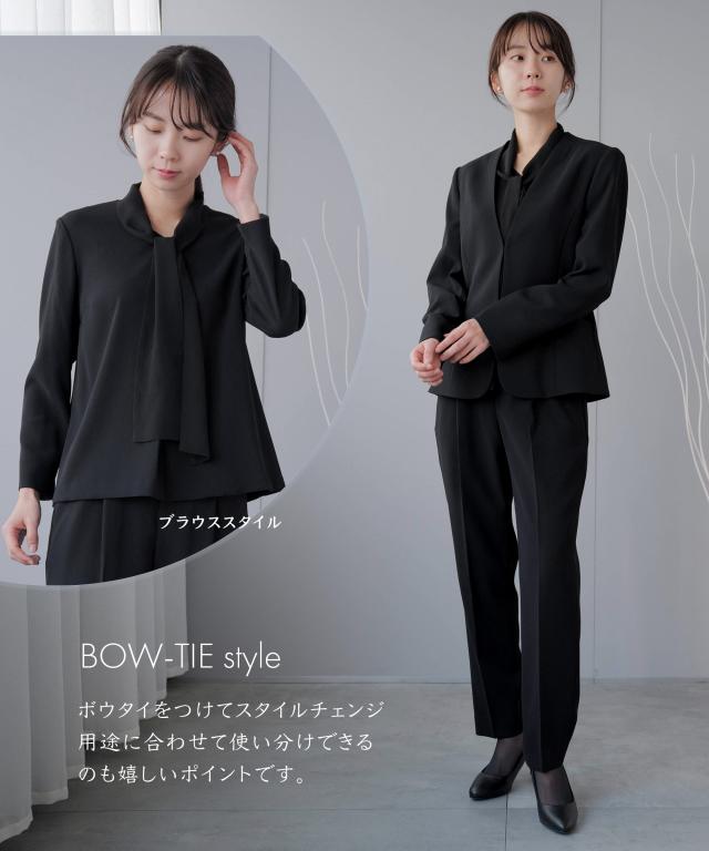 Brilliantstage（フランドル) フォーマルスーツ入学卒業式BLACK MARGUERITE GOLD 喪服 レディース 礼服 卒業式 入学式 ブラック