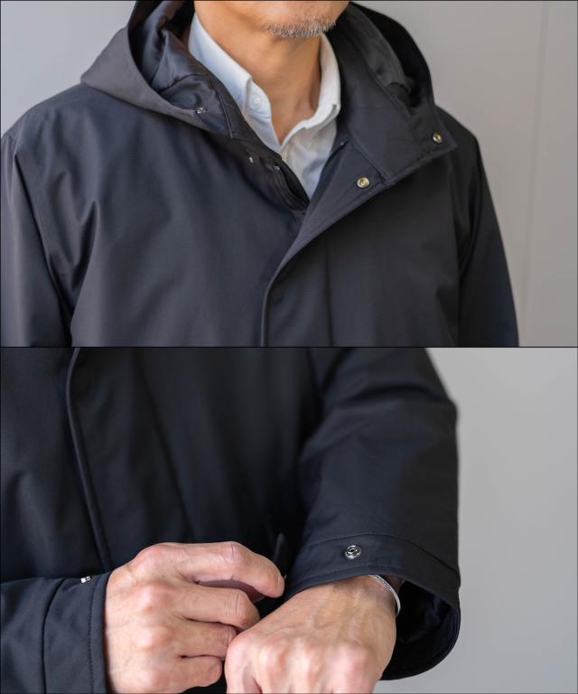 ハーフコート メンズ ビジネス モッズコート 中綿 撥水 防風 メンズコート 20代 30代 40代 50代 春 秋 冬 軽量 軽い あったか_9