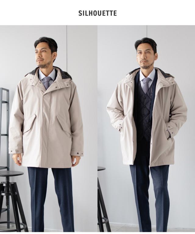 ハーフコート メンズ ビジネス モッズコート 中綿 撥水 防風 メンズコート 20代 30代 40代 50代 春 秋 冬 軽量 軽い あったか_11