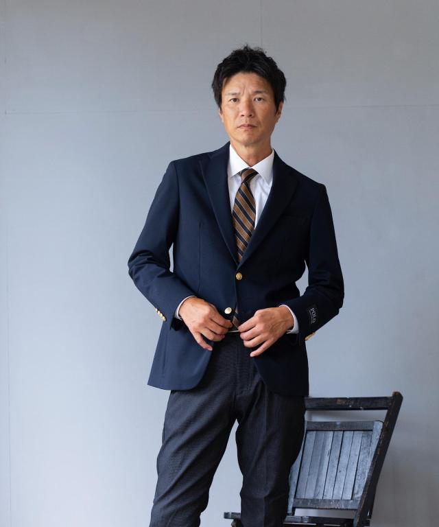 紺ブレザー メンズ ストレッチ ジャケット 金ボタン 秋 春 オールシーズン 背抜き ブレザー ビジネス カジュアル ゴルフ 仕事着 POLO BSC ポロ ブランド アウター テーラードジャケット 紺 ネイビー ゴールドボタン A体 AB体 BB体 S M L LL 3L_10