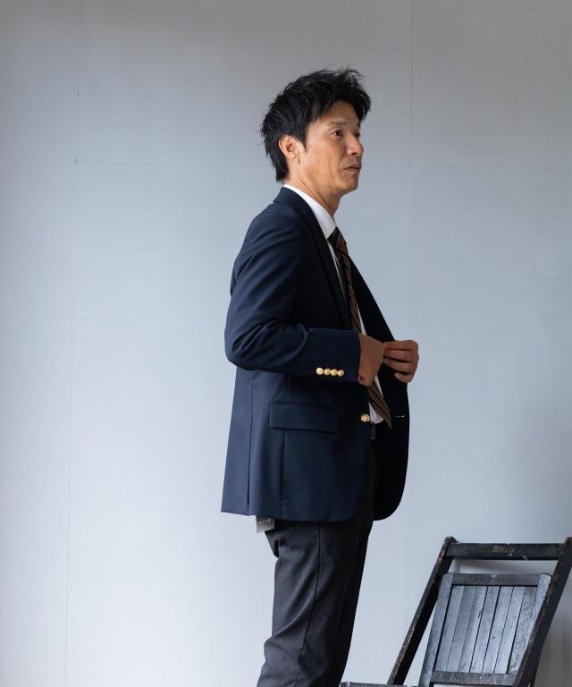 紺ブレザー メンズ ストレッチ ジャケット 金ボタン 秋 春 オールシーズン 背抜き ブレザー ビジネス カジュアル ゴルフ 仕事着 POLO BSC ポロ ブランド アウター テーラードジャケット 紺 ネイビー ゴールドボタン A体 AB体 BB体 S M L LL 3L_11